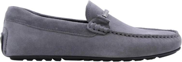 Hugo Boss Stijlvolle Erwin Mocassin Schoenen Gray Heren