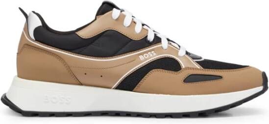 Hugo Boss Casual Bicolor Sneakers met Eco-Lederen Details Multicolor Heren