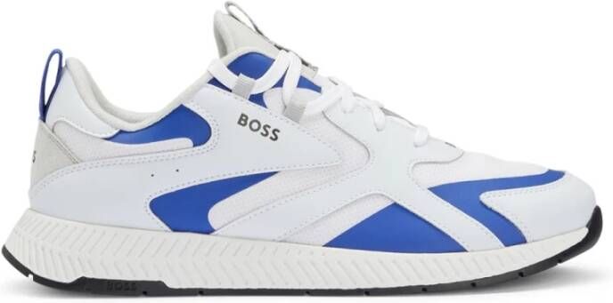 Hugo Boss Titanium Runner Sneakers in Open White Heren