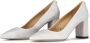 Boss Low-Top Sneakers Pumps Janet aus Veloursleder in grijs - Thumbnail 3