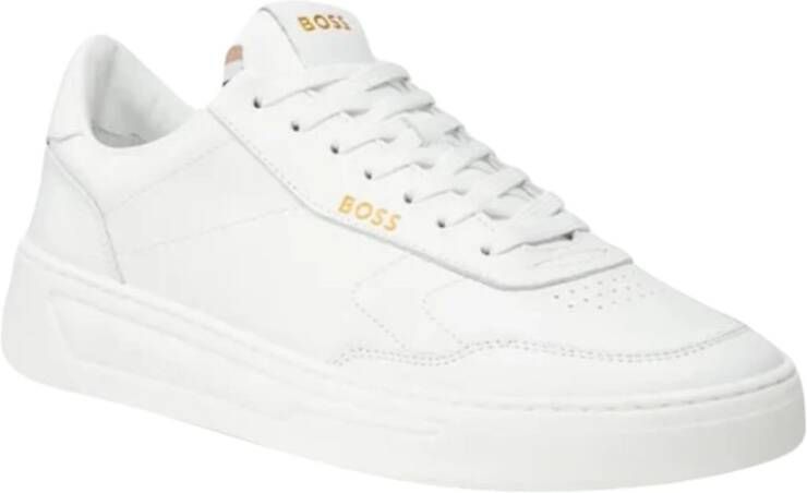 Hugo Boss Witte Tennisschoenen Mannen Lichtgewicht Comfort White Heren - Foto 2