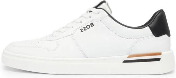 Hugo Boss Witte Sneakers Model 50498894 140 Milieuvriendelijk en Stijlvol Wit Heren