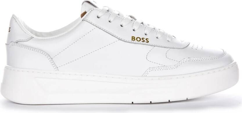 Hugo Boss Witte Tennisschoenen Mannen Lichtgewicht Comfort White Heren - Foto 3