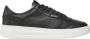 Boss Zwarte Leren Sneakers Baltimore Stijl Black Heren - Thumbnail 5