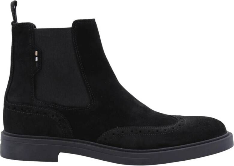 BOSS Chelsea Boots Heren Calev_cheb Suède Zwart