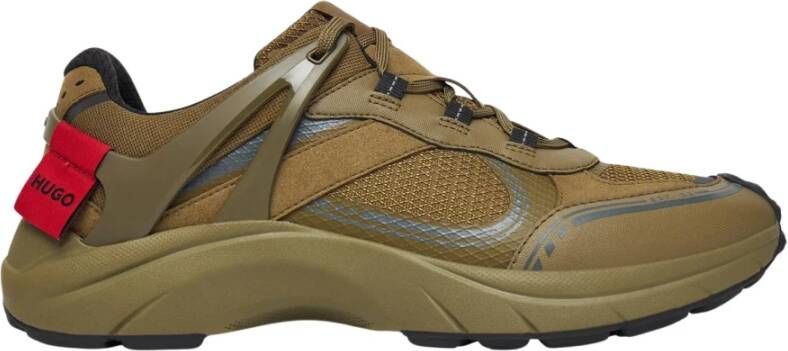 Hugo Groene Herensneakers met Zijlabel