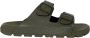 Hugo Groene Moderne Sandalen met Dubbele Banden - Thumbnail 2