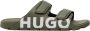 Hugo Groene Sandalen met Dubbele Band - Thumbnail 1