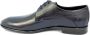Hugo Boss Heren leren veterschoenen Blauw Blue Heren - Thumbnail 1