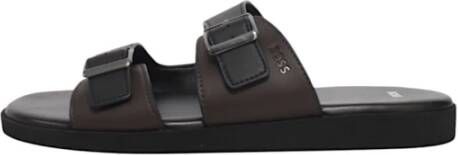 Hugo Heren Slider Sandalen met Dubbele Banden