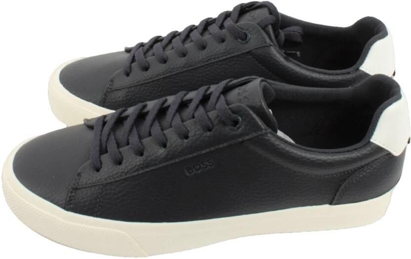 BOSS Parkour Sneaker Leather Casual Blue - Foto 3