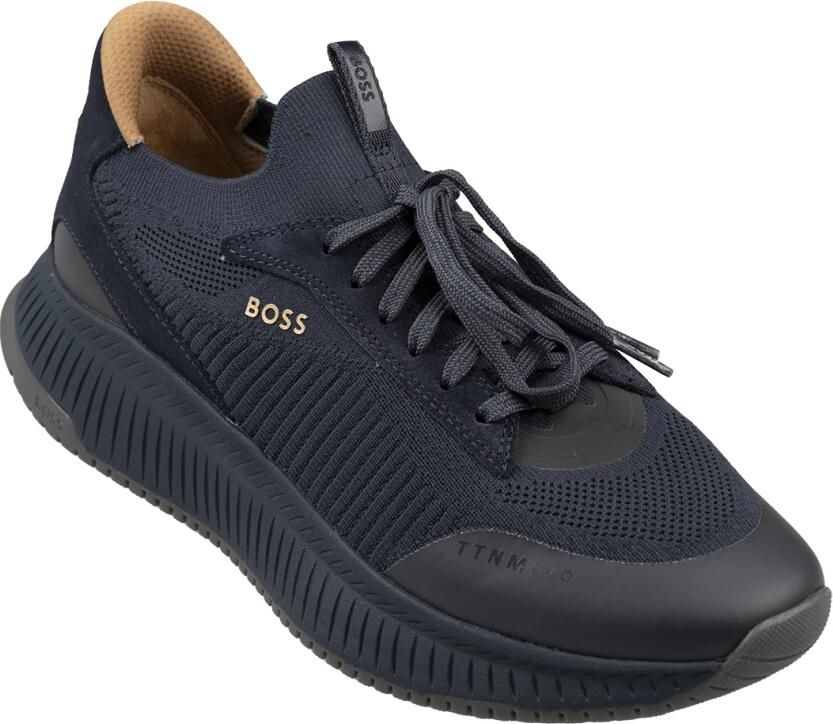 Hugo Blauwe Sneakers voor Mannen