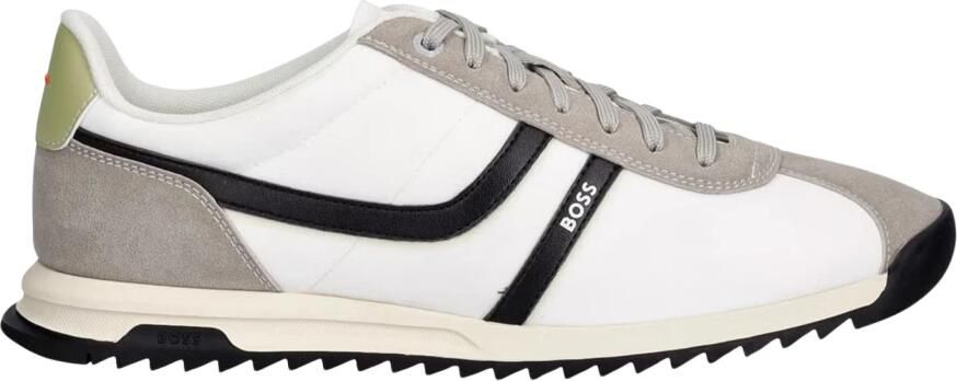 Hugo Sneakers van stof Ronde neus Vetersluiting aan de voorkant Logo