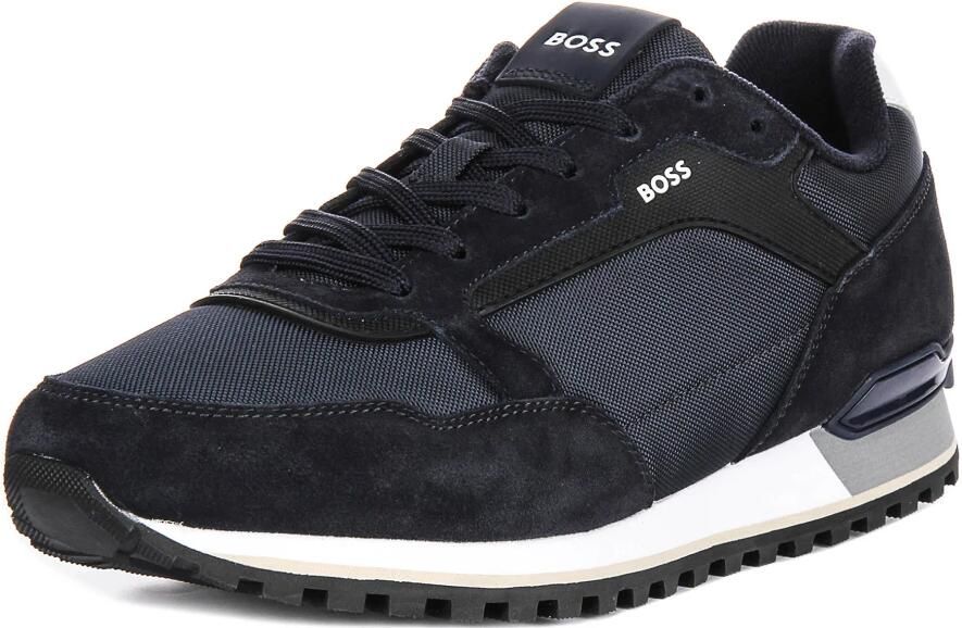 BOSS Lage Sneakers Heren Jonah Runn Maat: 44 Materiaal: Textiel Kleur: Blauw - Foto 4
