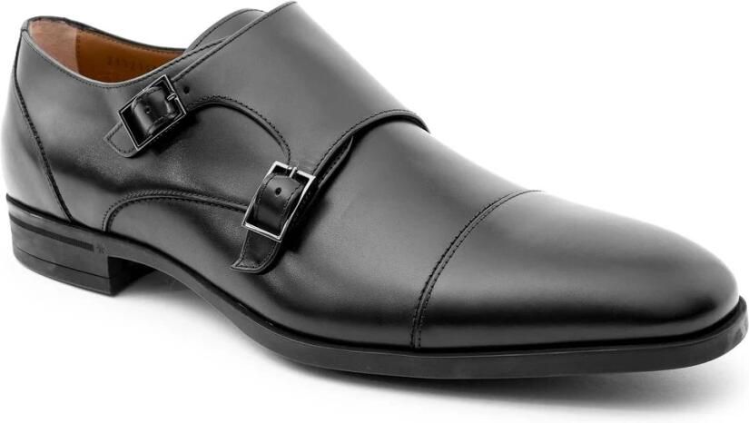 Hugo Boss Heren Monk Strap Schoenen Black Heren - Foto 2