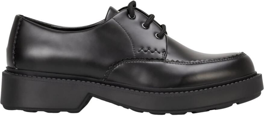 Hugo Glad Leren Derby Schoenen