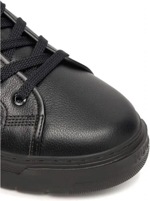 Hugo High-Top Boots van generfd leer