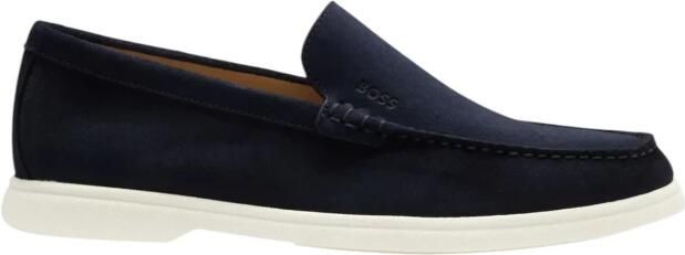 Boss Leren loafers met label in reliëf model 'Sienne' - Foto 3