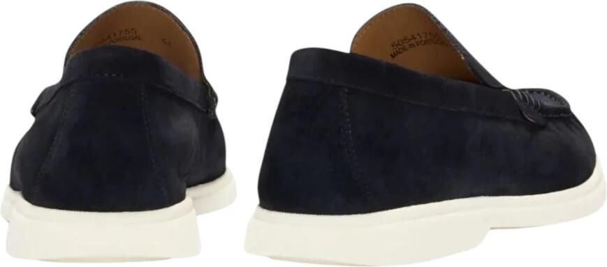 Boss Leren loafers met label in reliëf model 'Sienne' - Foto 2