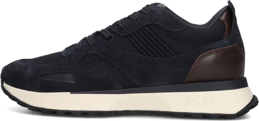 BOSS Lage Sneakers Heren Jonah Runn Maat: 40 Materiaal: Suède Kleur: Blauw