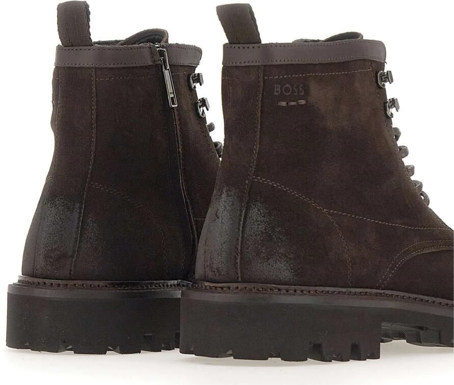 BOSS Lage Sneakers Heren Ttnm Evo Runn Maat: 40 Materiaal: Textiel Kleur: Bruin - Foto 9