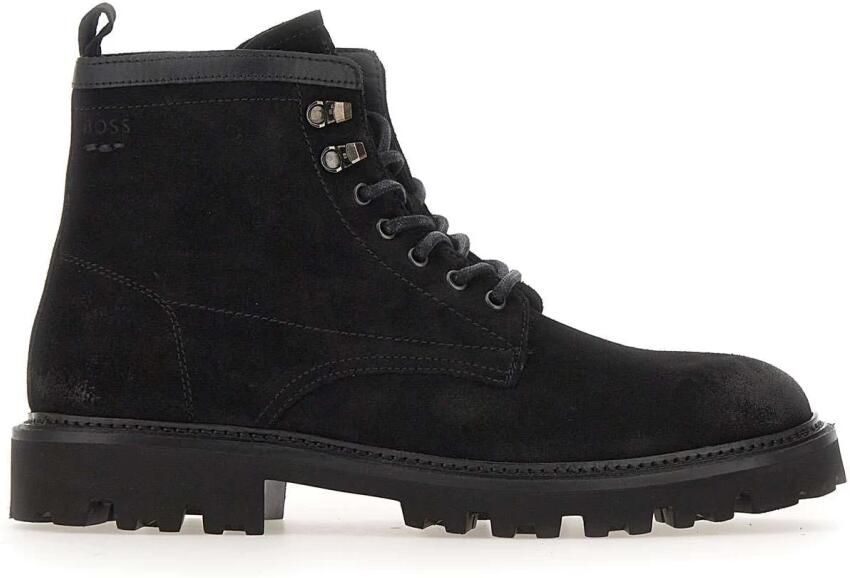 Boss Veterlaarzen in wildleerlook model 'JULYO'