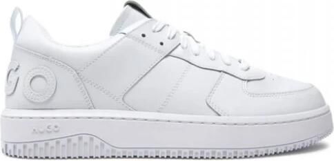 HUGO Lage Sneakers Heren Kilian Tenn Maat: 44 Materiaal: Leer Kleur: Wit - Foto 6