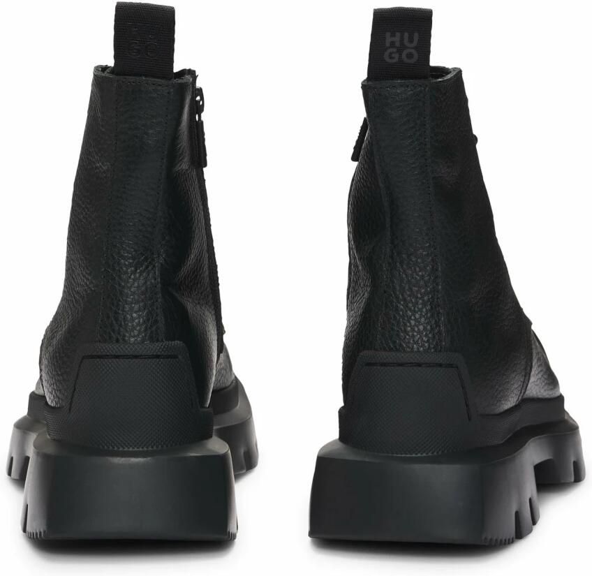 HUGO Veterboots van leer met labeldetails model 'Fabyan' - Foto 2