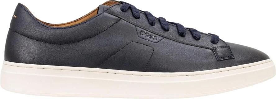 Boss Lage sneakers van leer model 'KIERAN_TENN_BUSTD'