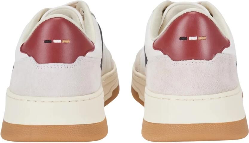 Hugo Leren Sneakers met Versterkte Hiel