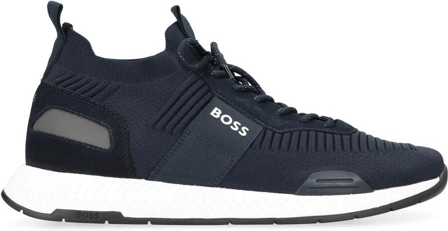Boss Sneakers met labeldetails model 'Titanium_Runn' - Foto 2
