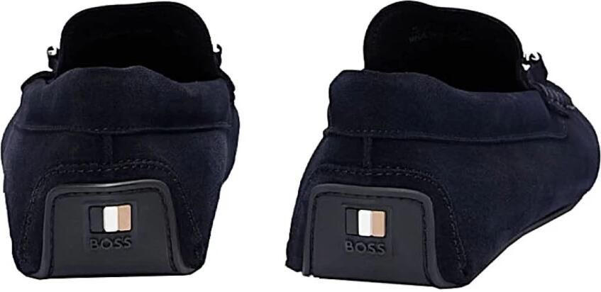 BOSS Loafers Heren Noel_mocc Maat: 44 Materiaal: Suède Kleur: Blauw - Foto 4
