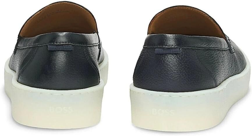 BOSS Instappers Heren Clay Loafer Maat: 42 Materiaal: Suède Kleur: Blauw - Foto 5