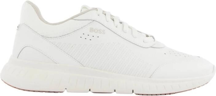 Boss Lage sneakers van gecoat leer model 'TITANIS RUNN' - Foto 3