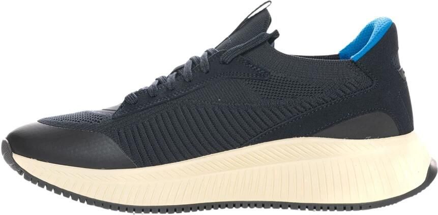 Boss High-top sneaker met zijlogo Blue Heren - Foto 3