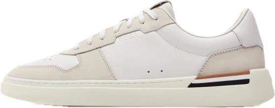 Hugo Boss Witte Leren Sneakers Trendy Design White Heren - Foto 2