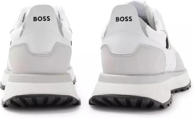 Hugo Boss Sportieve Stijl Witte Sneakers met Merks Kenmerkende Gestreepte Tape White Heren - Foto 4