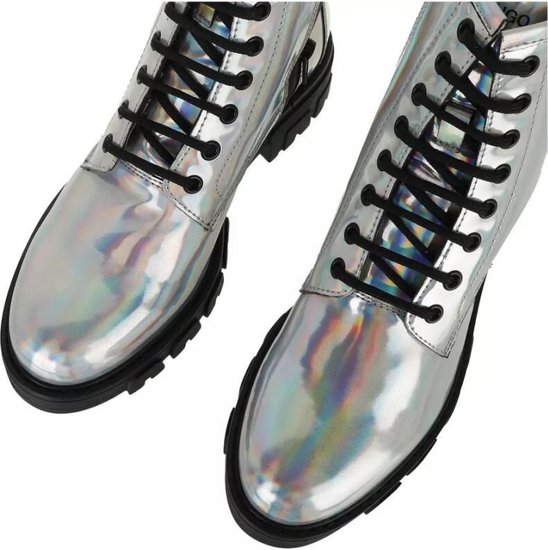 HUGO Boots & laarzen Axel Bootie in zilver