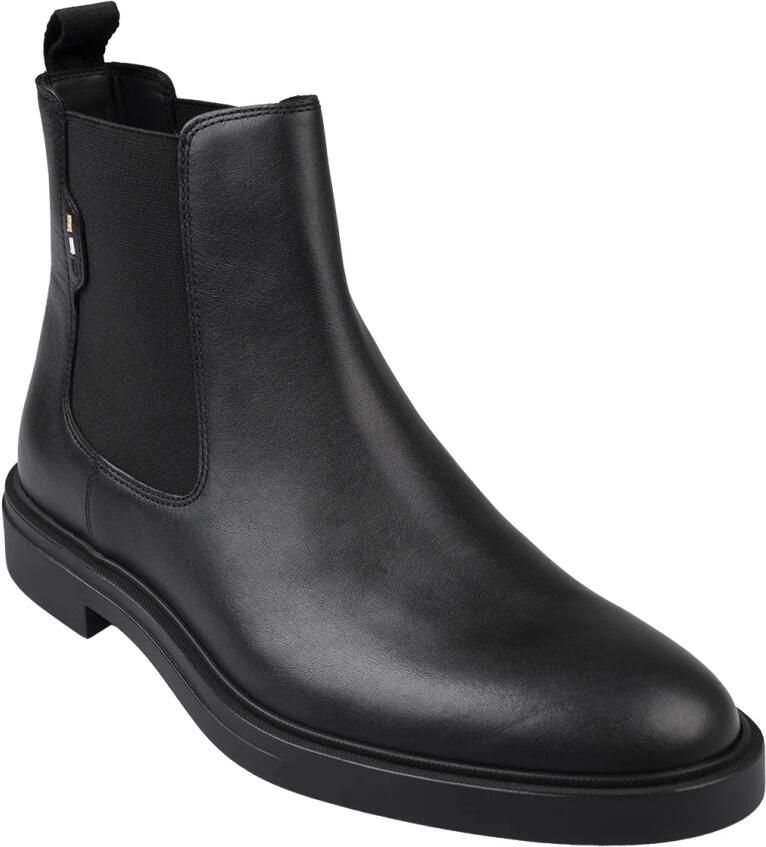 Hugo Zwarte Leren Laarzen