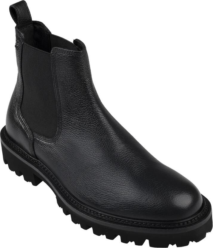 Hugo Zwarte Leren Laarzen