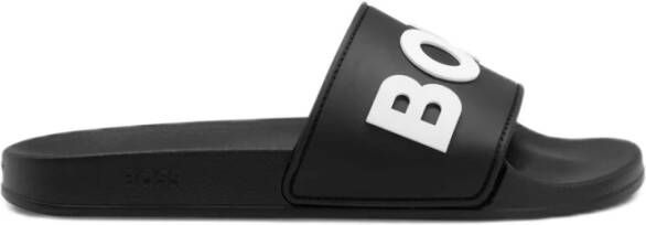 Hugo Italiaanse slippers met contrastlogo