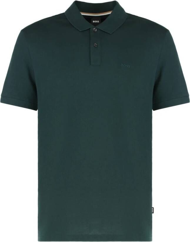 Hugo Katoenen Polo Shirt met Ribboorden