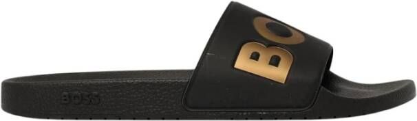 Hugo Klassieke Zwarte Slide Sandalen