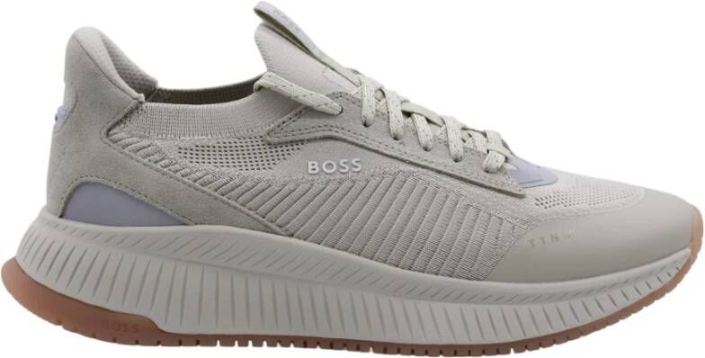 BOSS Nette Schoenen Heren Sienne_desb Maat: 42 Materiaal: Suède Kleur: Beige - Foto 9