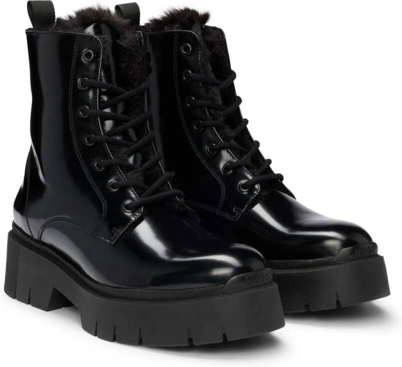 Hugo Boss Kris veterboot plateauzool