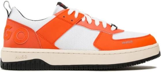 Hugo Boss Kilian Tenn sneaker van imitatieleer met mesh details