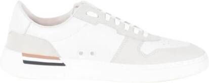 Hugo Boss Witte Leren Sneakers Trendy Design White Heren - Foto 3