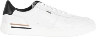 Hugo Leren Sneakers met Rubberen Zool