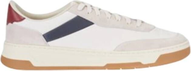 Hugo Leren Sneakers met Versterkte Hiel