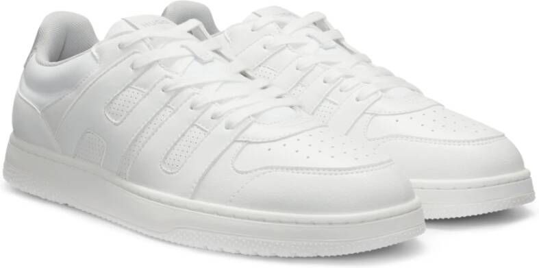 Hugo Logo-Geëtste Sneakers met Contrast Achterkant